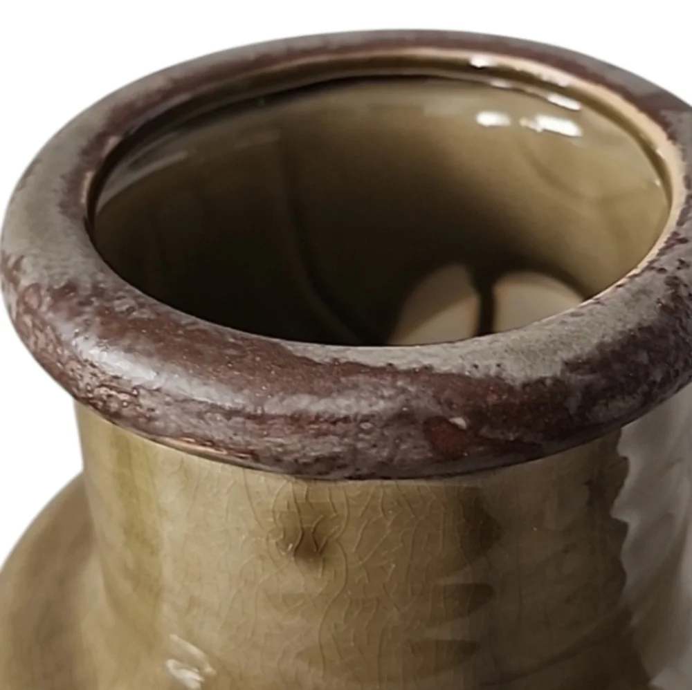 🎉🎉***CLEARANCE***🎉🎉Pier 1 Enjoy the Little Things pottery urn crock Vase